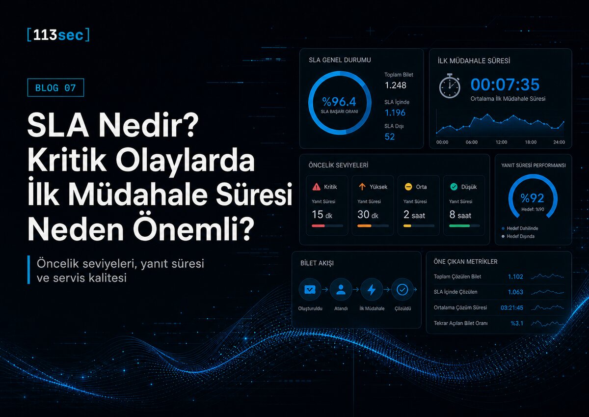 SLA Nedir? Kritik Olaylarda İlk Müdahale Süresi Neden Önemli?